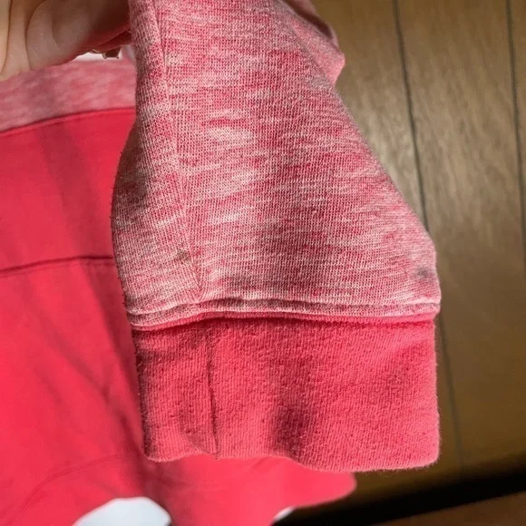 Womens Pink hoodie size medium pink love on hood - Picture 9 of 10